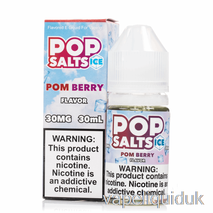 ICE Pom Berry - Pop Salts - 30mL 30mg Vape Juice